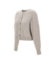 HEMISPHERE Cardigan in lana e cashmere GREY Donna 