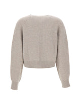 HEMISPHERE Cardigan in lana e cashmere GREY Donna 