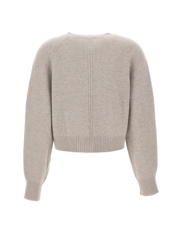 HEMISPHERE Cardigan in lana e cashmere GREY Donna 