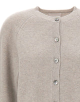 HEMISPHERE Cardigan in lana e cashmere GREY Donna 
