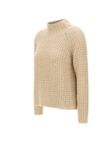 HEMISPHERE Maglia in cashmere e cotone GREEN Donna 