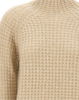 HEMISPHERE Maglia in cashmere e cotone GREEN Donna 