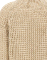 HEMISPHERE Maglia in cashmere e cotone GREEN Donna 