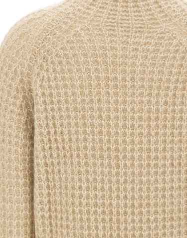 HEMISPHERE Maglia in cashmere e cotone GREEN Donna 