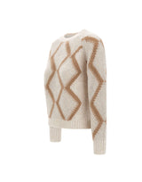 HEMISPHERE Maglia in misto cashmere a rombi MULTICOLOR Donna 