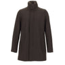 HERNO Cappotto in twill di misto lana BROWN Uomo 