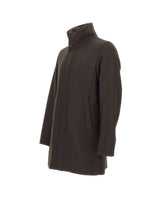 HERNO Cappotto in twill di misto lana BROWN Uomo 