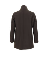 HERNO Cappotto in twill di misto lana BROWN Uomo 
