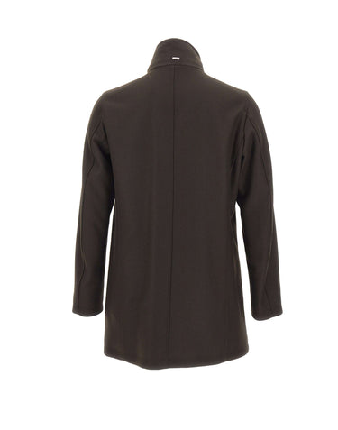 HERNO Cappotto in twill di misto lana BROWN Uomo 
