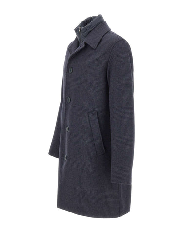 HERNO Cappotto con pettorina BLUE Uomo 