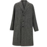 HERNO Cappotto lungo Chevron in lana GREY Uomo 