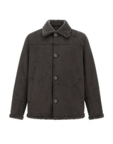 HERNO Giaccone in ecosuede GREY Uomo 