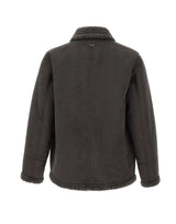 HERNO Giaccone in ecosuede GREY Uomo 