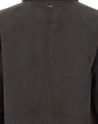 HERNO Giaccone in ecosuede GREY Uomo 