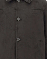 HERNO Giaccone in ecosuede GREY Uomo 