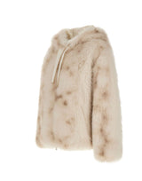 HERNO Pelliccia corta effetto lince WHITE Donna 