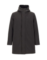 HERNO Parka in twill opaco GREY Uomo 