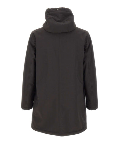 HERNO Parka in twill opaco GREY Uomo 