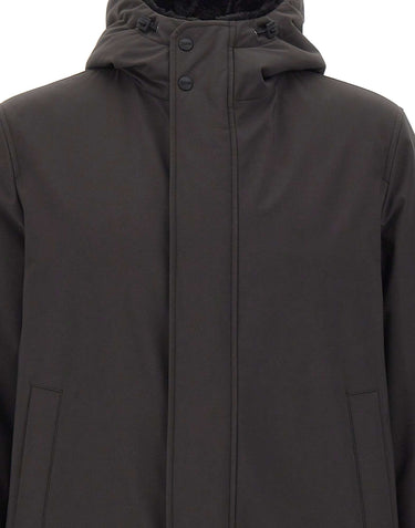 HERNO Parka in twill opaco GREY Uomo 
