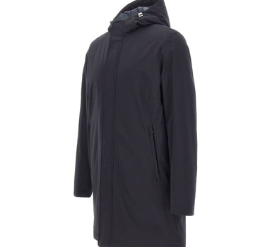 HERNO Parka impermeabile con cappuccio BLUE Uomo 