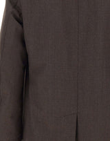 HERNO Parka in flanella con membrana impermeabile BROWN Uomo 