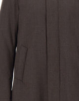 HERNO Parka in flanella con membrana impermeabile BROWN Uomo 