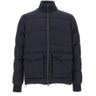 HERNO Bomber in tweed di lana BLUE Uomo 