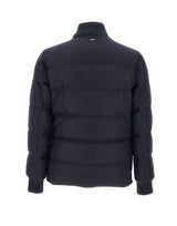 HERNO Bomber in tweed di lana BLUE Uomo 