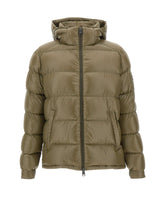 HERNO Piumino Polar Tech con cappuccio GREEN Uomo 