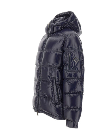 HERNO Piumino Polar Tech con cappuccio BLUE Uomo 