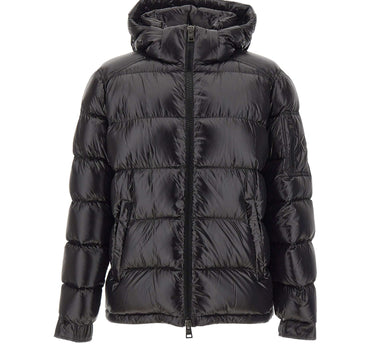 HERNO Piumino Polar Tech con cappuccio BLACK Uomo 