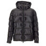 HERNO Piumino Polar Tech con cappuccio BLACK Uomo 