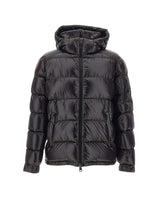 HERNO Piumino Polar Tech con cappuccio BLACK Uomo 