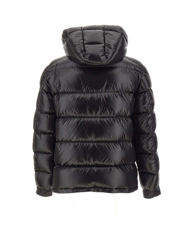 HERNO Piumino Polar Tech con cappuccio BLACK Uomo 