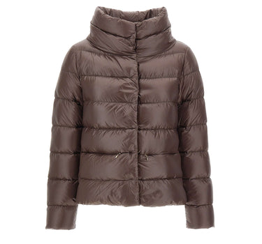 HERNO Piumino in nylon BROWN Donna 