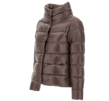 HERNO Piumino in nylon BROWN Donna 