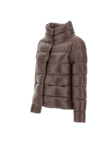 HERNO Piumino in nylon BROWN Donna 