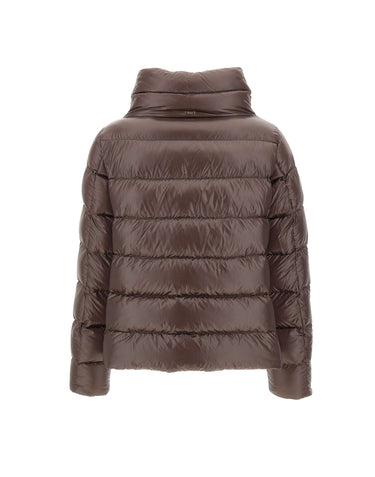 HERNO Piumino in nylon BROWN Donna 