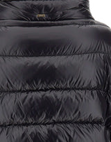 HERNO Piumino ampio BLACK Donna 