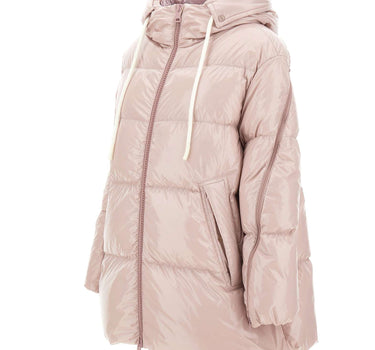 HERNO Piumino in nylon laccato Pink Donna 