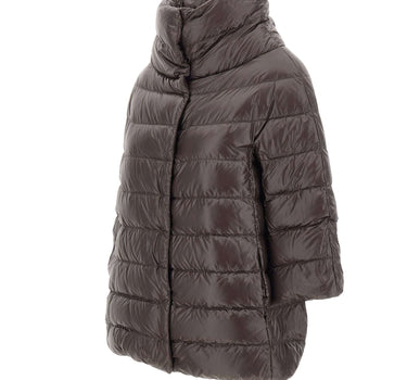 HERNO Piumino "Aminta" BROWN Donna 