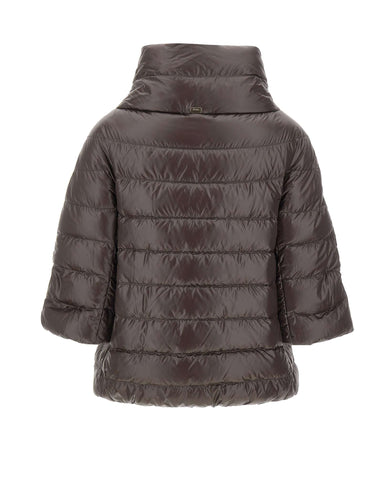 HERNO Piumino "Aminta" BROWN Donna 