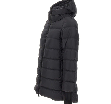 HERNO Piumino "A-Shape Chamonix" BLACK Donna 