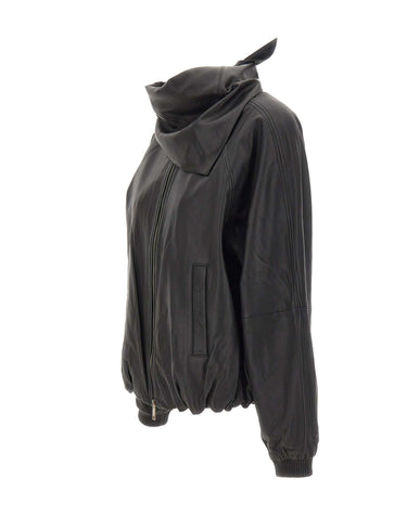 HERSKIND Giacca in pelle "Yvette" BLACK Donna 