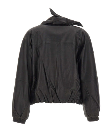 HERSKIND Giacca in pelle "Yvette" BLACK Donna 