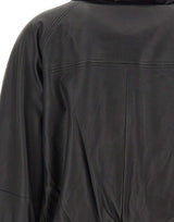 HERSKIND Giacca in pelle "Yvette" BLACK Donna 