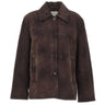 HERSKIND Giacca in pelle scamosciata "Manon" BROWN Donna 