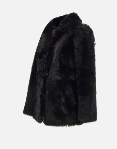 HISO Pelliccia "Milkyway nappa" BLACK Donna 