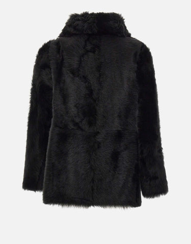 HISO Pelliccia "Milkyway nappa" BLACK Donna 