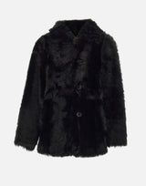 HISO Pelliccia "Milkyway nappa" BLACK Donna 